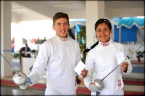 Mexico's Alba Castro and Ricardo Vera