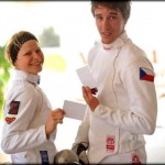 Czech Republic's Barbara Kodedova and Jan Kuf