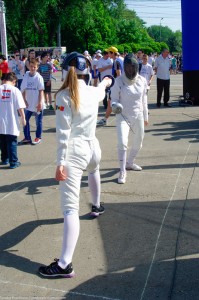 OLYMPIC FEST 2014_fencing demonstrational exercises organised by the modern pentathlon federation_2-001